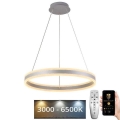 Lampa sufitowa LED ściemnialna na linkach LED/85W/230V 3000-6500K śr. 60 cm + pilot do zdalnego sterowania