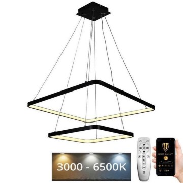 Lampa sufitowa LED ściemnialna na linkach LED/90W/230V 3000-6500K + pilot do zdalnego sterowania
