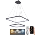 Lampa sufitowa LED ściemnialna na linkach LED/90W/230V 3000-6500K + pilot do zdalnego sterowania