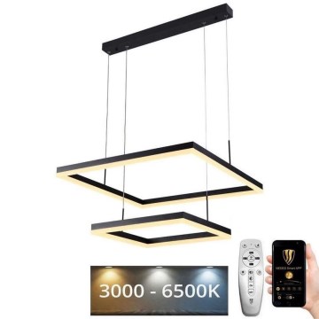 Lampa sufitowa LED ściemnialna na linkach LED/90W/230V 3000-6500K + pilot do zdalnego sterowania