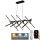 Lampa sufitowa LED ściemnialna na linkę LED/100W/230V 3000-6500K + pilot do zdalnego sterowania