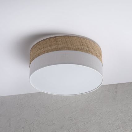 Lampa sufitowa SIRJA BOHO LED/20W/230V 4000K śr. 35 cm beżowa/biała