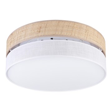 Lampa sufitowa LED SIRJA BOHO LED/36W/230V 4000K śr. 45 cm beżowa/biała