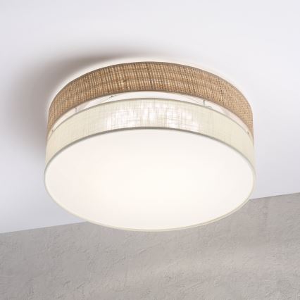 Lampa sufitowa LED SIRJA BOHO LED/36W/230V 4000K śr. 45 cm beżowa/kremowa
