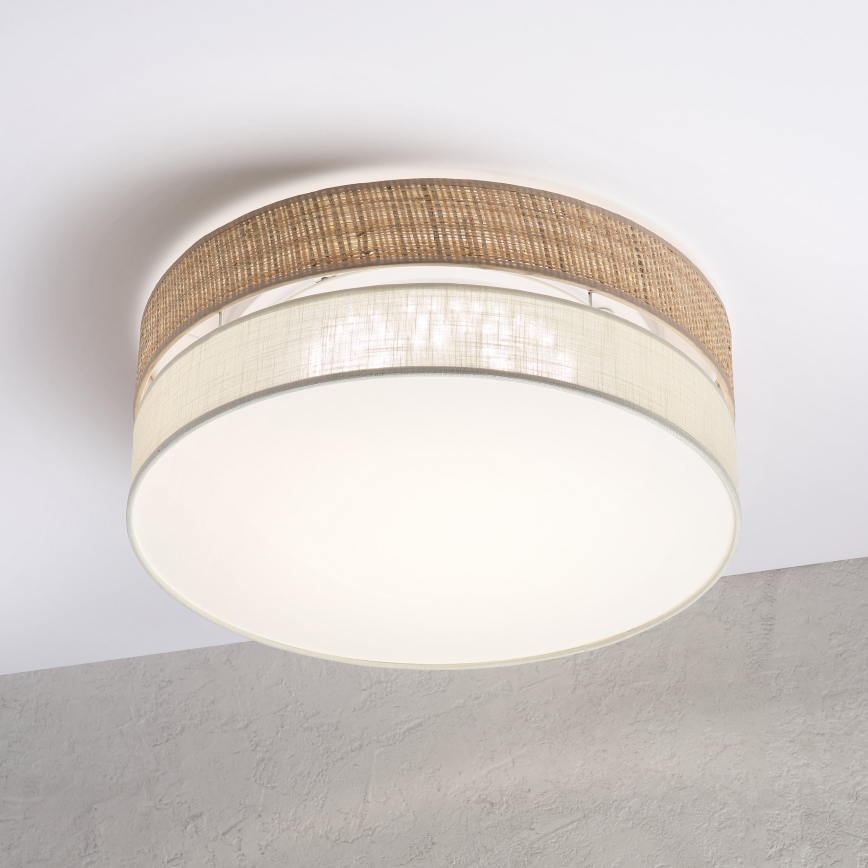 Lampa sufitowa LED SIRJA BOHO LED/36W/230V 4000K śr. 45 cm beżowa/kremowa