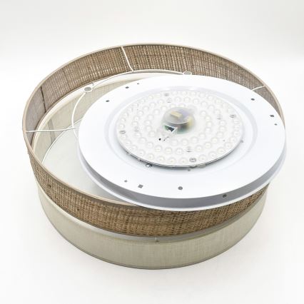 Lampa sufitowa LED SIRJA BOHO LED/36W/230V 4000K śr. 45 cm beżowa/kremowa