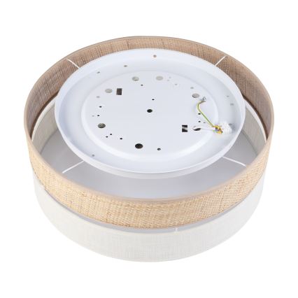 Lampa sufitowa LED SIRJA BOHO LED/36W/230V 4000K śr. 45 cm beżowa/kremowa