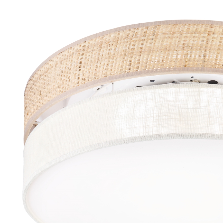 Lampa sufitowa LED SIRJA BOHO LED/36W/230V 4000K śr. 45 cm beżowa/kremowa