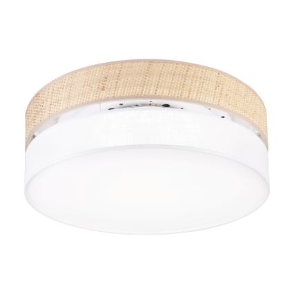 Lampa sufitowa LED SIRJA BOHO LED/36W/230V 4000K śr. 45 cm beżowa/biała