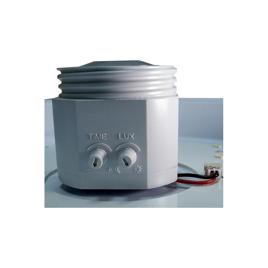 Oprawa sufitowa LED z czujnikiem ruchu i zmierzchu LED/12W/230V śr. 29 cm biała