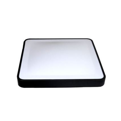 Oprawa sufitowa LED z czujnikiem ruchu i zmierzchu WILTON LED/24W/230V 4000K 33x33 cm czarna