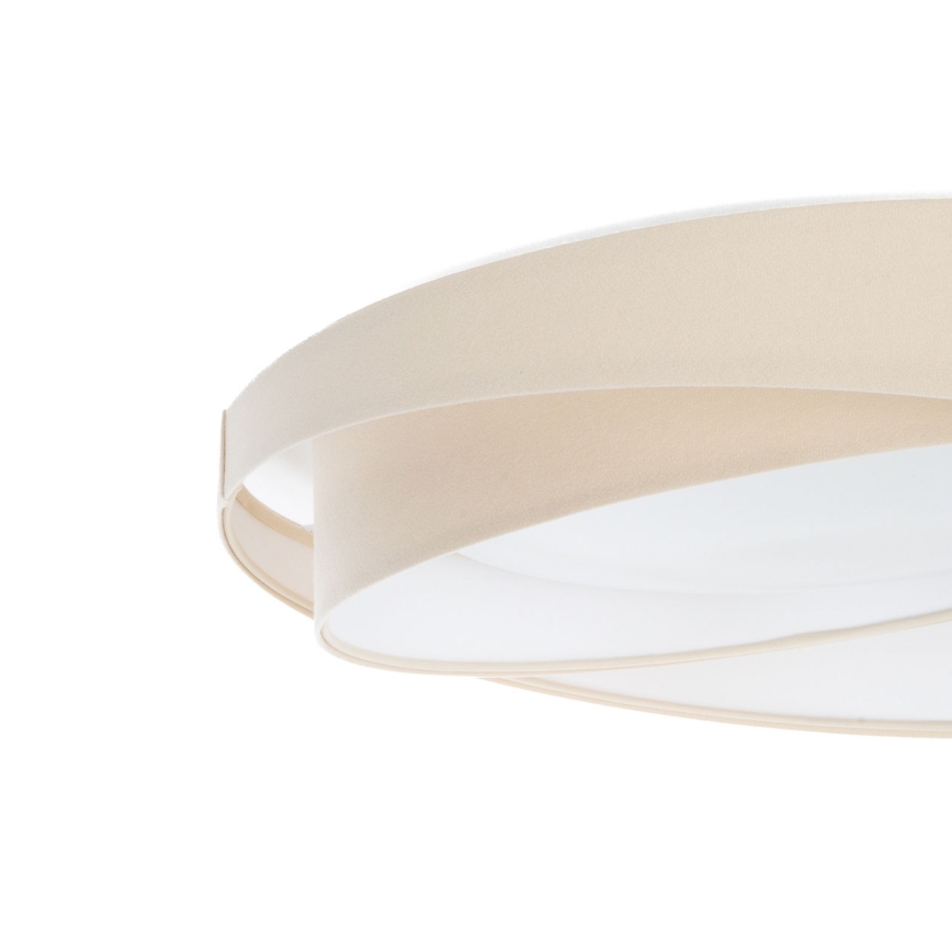 Ściemnialna lampa sufitowa LED SMART GALAXY MODERN LED/24W/230V 3000-6500K śr. 55 cm kremowa/biała + pilot zdalnego sterowania