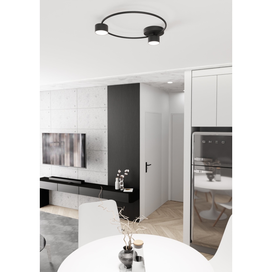 Lampa sufitowa LUCIO 2xGX53/12W/230V czarny