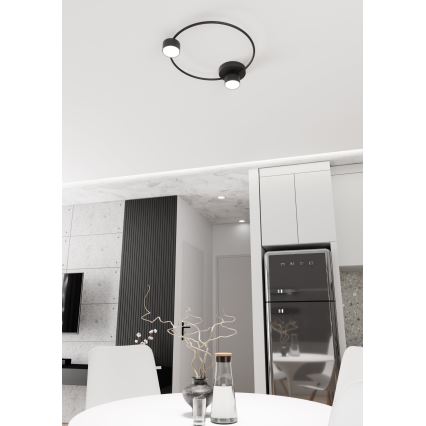 Lampa sufitowa LUCIO 2xGX53/12W/230V czarny