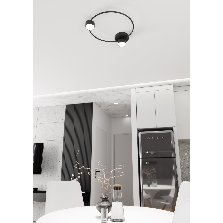 Lampa sufitowa LUCIO 2xGX53/12W/230V czarny