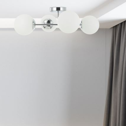 Lampa sufitowa MADDIE 4xE14/5W/230V, chrom błyszczący