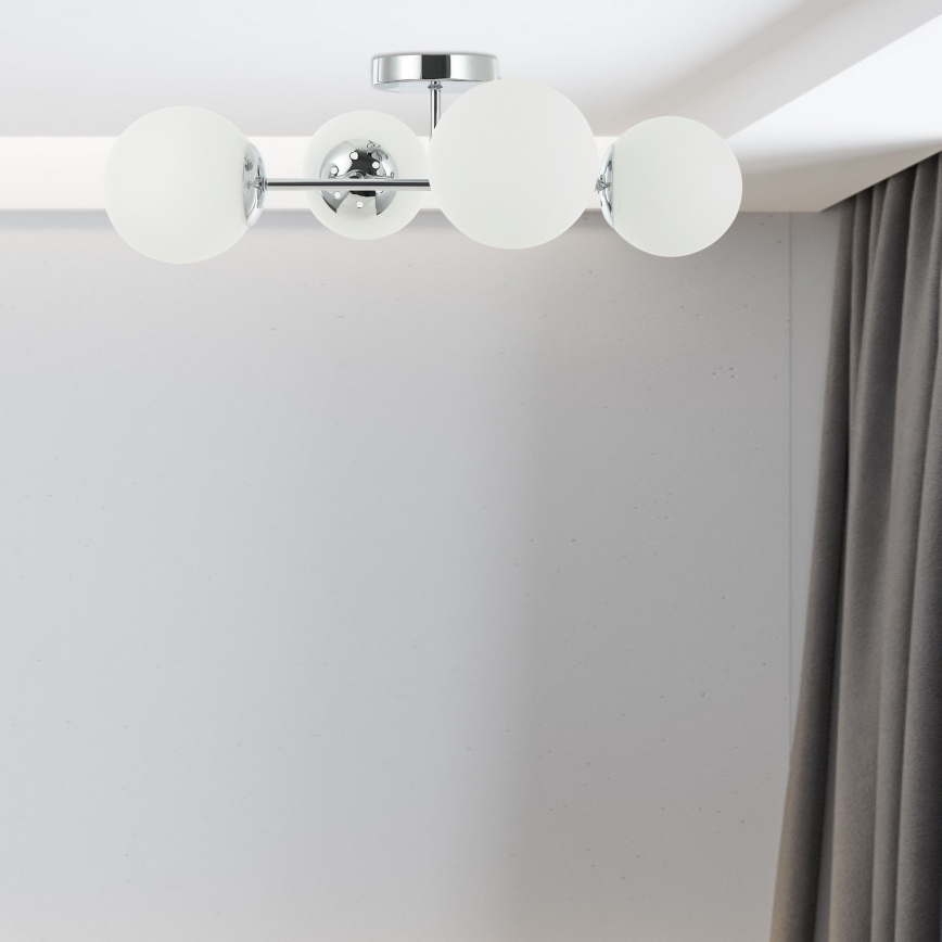 Lampa sufitowa MADDIE 4xE14/5W/230V, chrom błyszczący