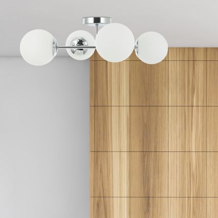 Lampa sufitowa MADDIE 4xE14/5W/230V, chrom błyszczący