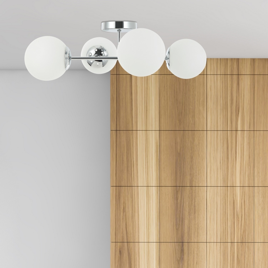 Lampa sufitowa MADDIE 4xE14/5W/230V, chrom błyszczący