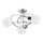 Lampa sufitowa MAMBO 3xE27/15W/230V błyszczący chrom