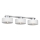Lampa sufitowa MARTI 3xE27/15W/230V biała/chrom błyszczący