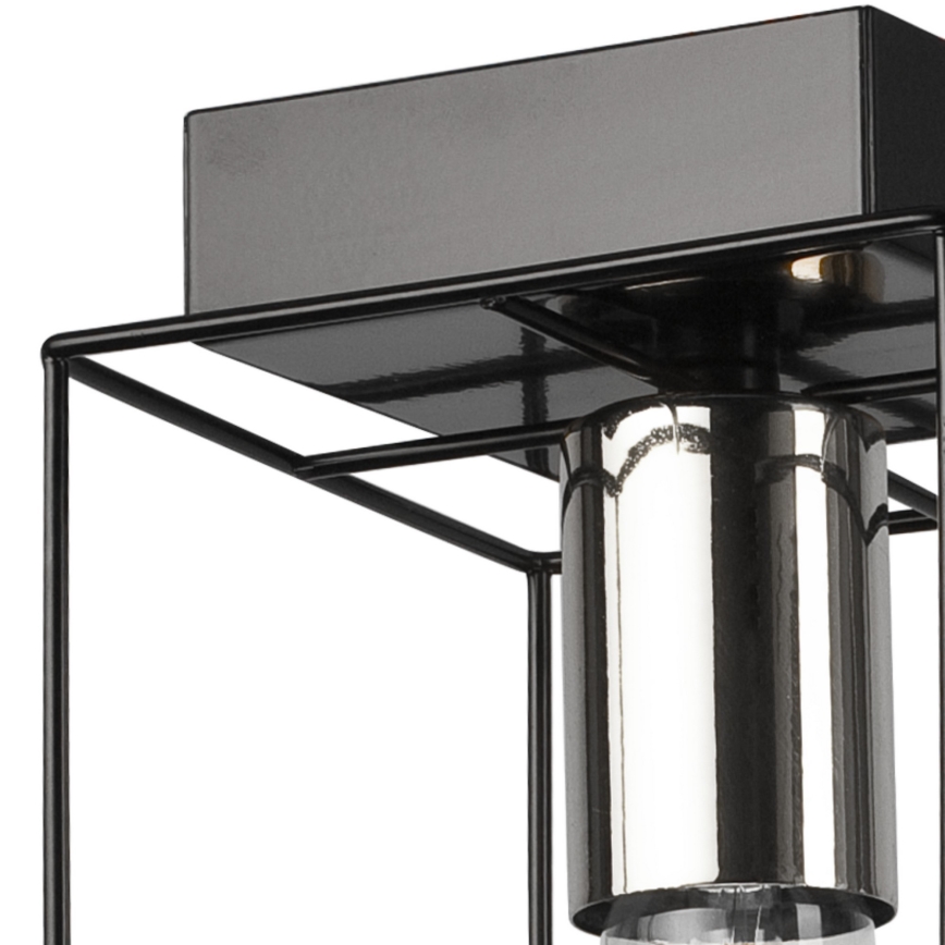 Lampa sufitowa MIKA 2xE27/60W/230V czarne/chrom