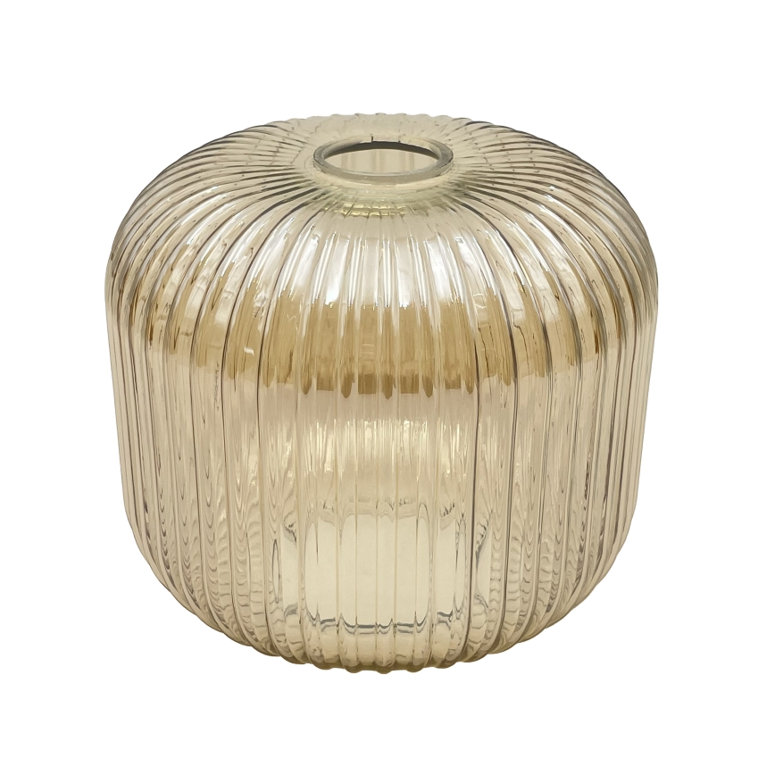Lampa sufitowa MILOU WOOD 1xE27/15W/230V dąb/dymny beż Ø 20 cm