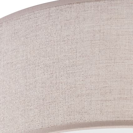 Lampa sufitowa MONTE 1xE27/60W/230V śr. 35 cm beżowa