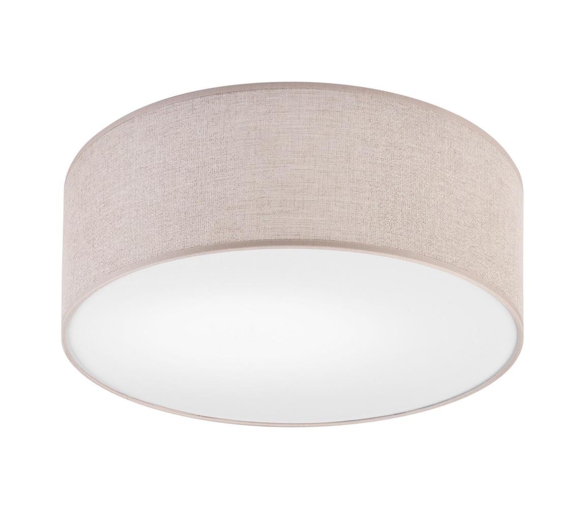 Lampa sufitowa MONTE 1xE27/60W/230V śr. 35 cm beżowe