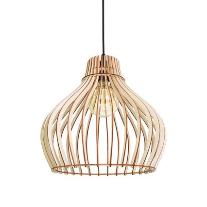 Lampa wisząca na linkach BARREL 2xE27/24W/230V