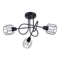 Lampa sufitowa na pręcie BELUCI 3xE14/40W/230V czarna