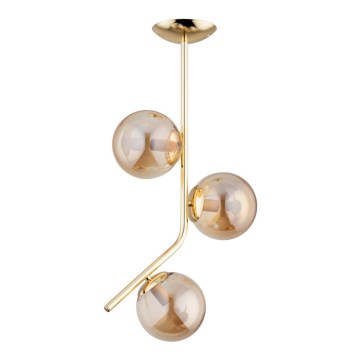 Lampa sufitowa na pręcie LALEN 3xE14/40W/230V beżowa
