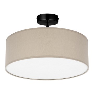 Lampa sufitowa na pręcie RONDO 4xE27/15W/230V śr. 40 cm beżowa