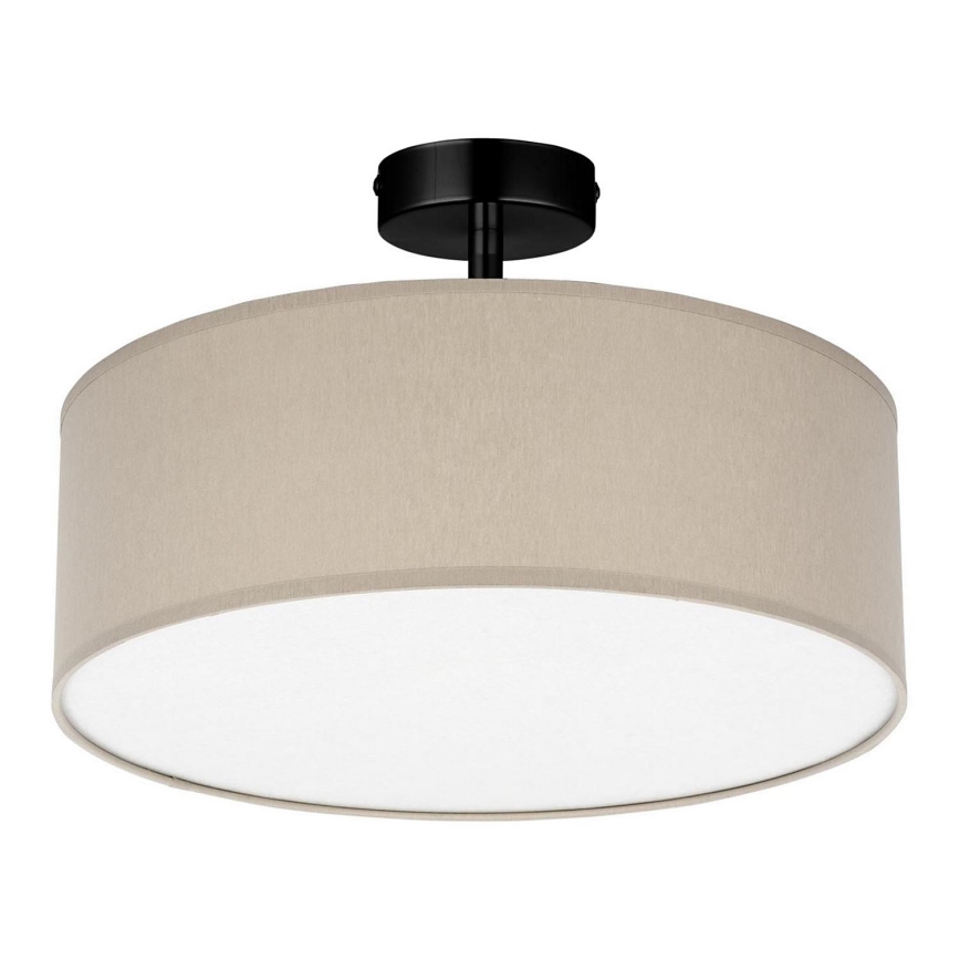 Lampa sufitowa na pręcie RONDO 4xE27/15W/230V śr. 40 cm beżowa