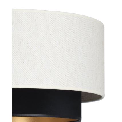 Lampa sufitowa NATIA 1xE27/60W/230V biała/czarna