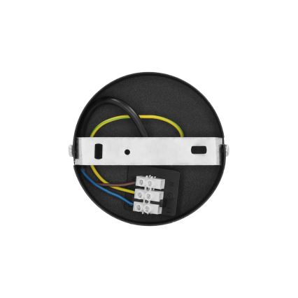 Lampa sufitowa NATIA 1xE27/60W/230V biała/czarna