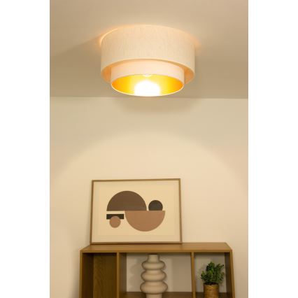 Lampa sufitowa NATIA 1xE27/60W/230V śr. 45 cm biała