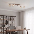 Lampa sufitowa NATON 4xE14/10W/230V beżowa/przydymiona beżowa