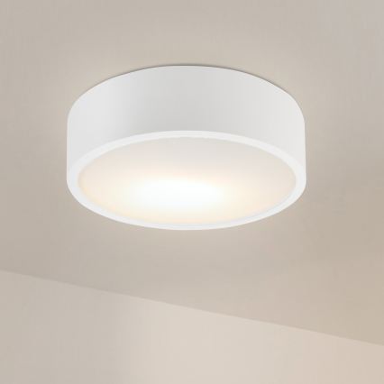 Lampa sufitowa NATURAL 1xE27/15W/230V śr. 27,5 cm sosna/biały