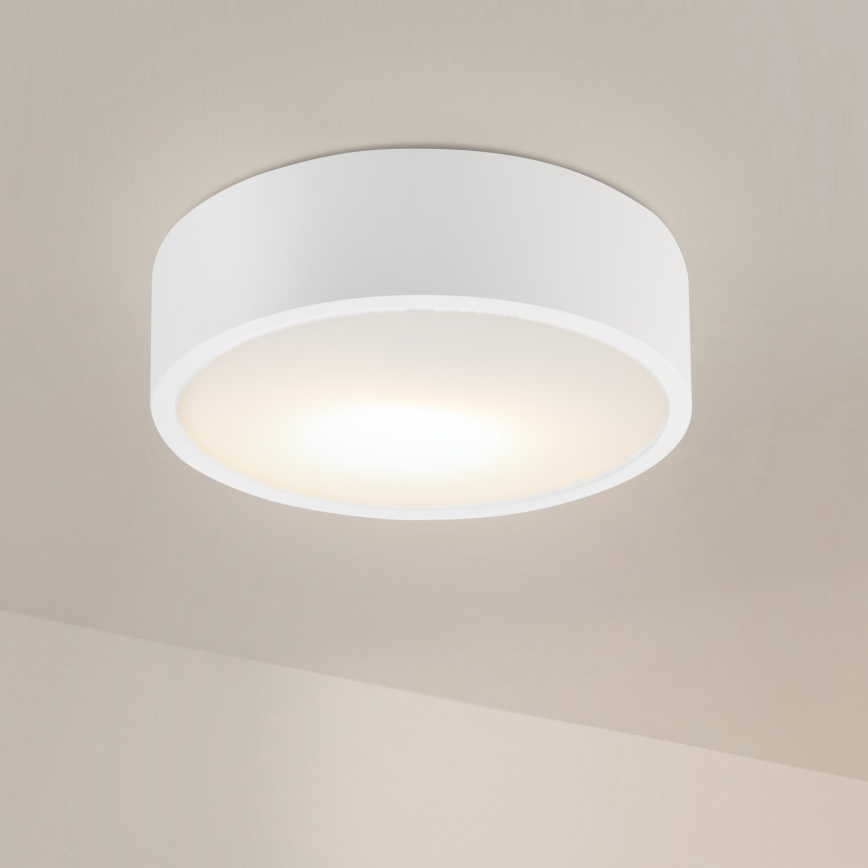 Lampa sufitowa NATURAL 1xE27/15W/230V śr. 27,5 cm sosna/biały