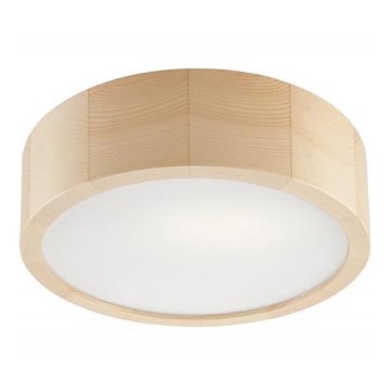 Lampa sufitowa NATURAL 1xE27/60W/230V, średnica 27,5 cm, sosna