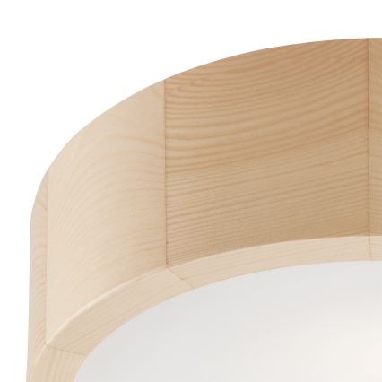 Lampa sufitowa NATURAL 1xE27/60W/230V, średnica 27,5 cm, sosna