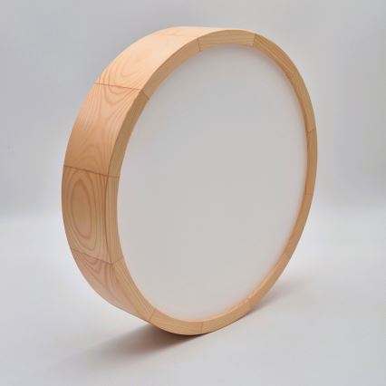 Lampa sufitowa NATURAL 2xE27/60W/230V średnica 37,5 cm sosna