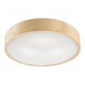 Lampa sufitowa NATURAL 3xE27/60W/230V śr. 47,5 cm sosna