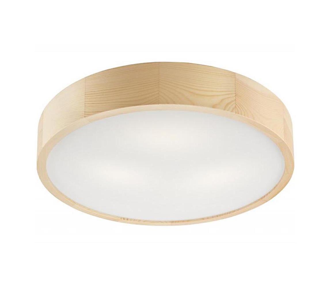 Lampa sufitowa NATURAL 3xE27/60W/230V ø 47 cm sosna - certyfikat FSC