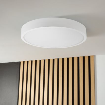 Lampa sufitowa NATURAL 5xE27/15W/230V śr. 47,5 cm sosna/biała