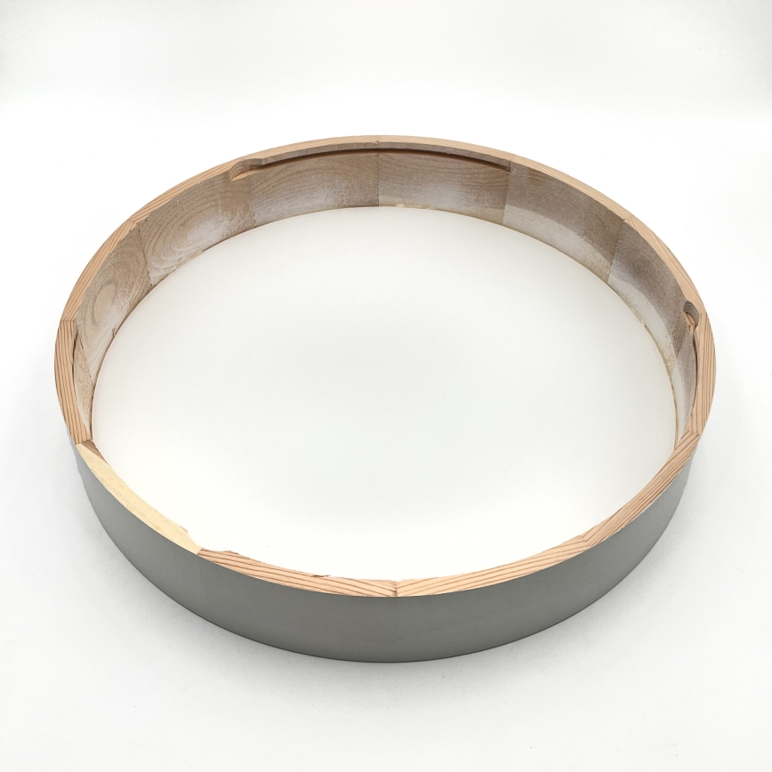 Lampa sufitowa NATURAL 5xE27/15W/230V śr. 47,5 cm sosna/biała