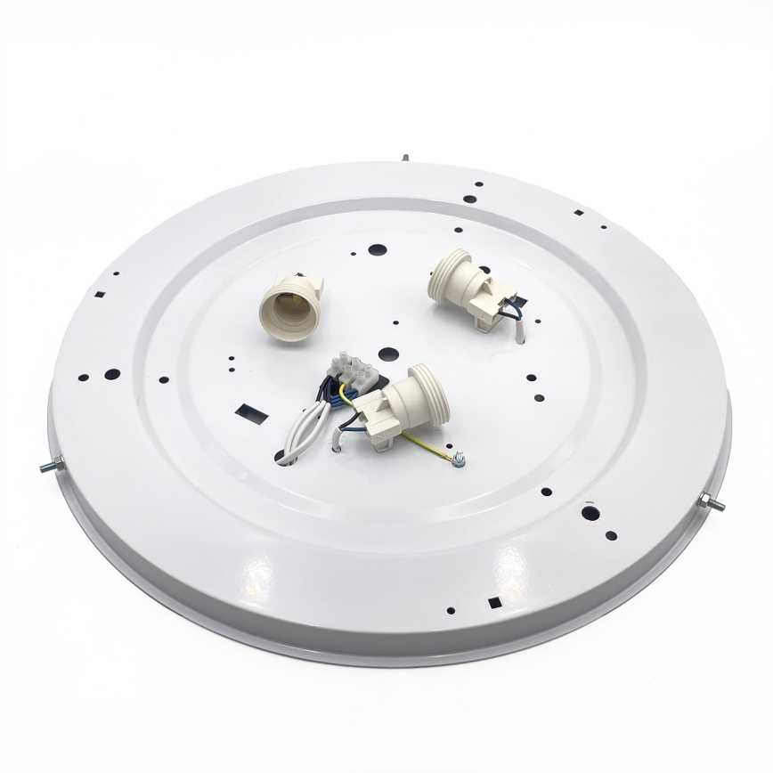 Lampa sufitowa NATURAL 5xE27/15W/230V śr. 47,5 cm sosna/biała