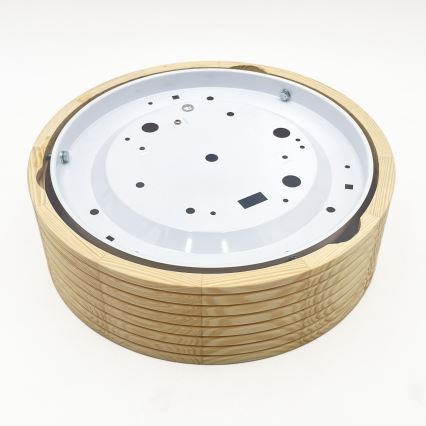 Lampa sufitowa NATURAL MODERN 1xE27/15W/230V śr. 27,5 cm sosna