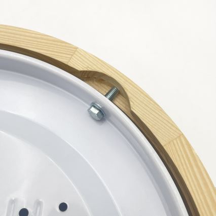 Lampa sufitowa NATURAL MODERN 1xE27/15W/230V śr. 27,5 cm sosna